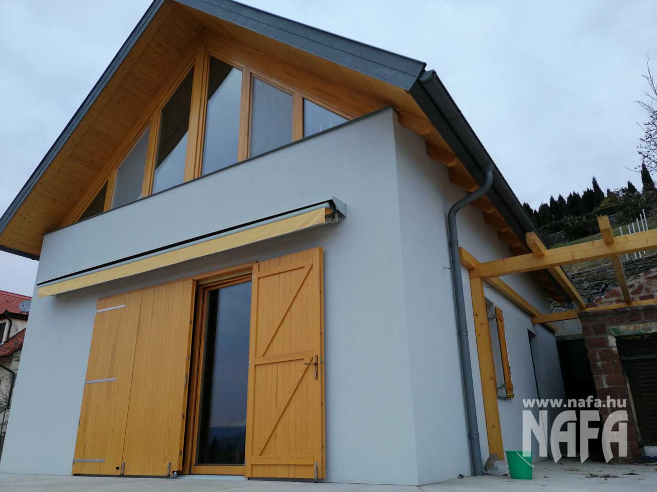 Badacsony harmonika deszka spaletta és erkélyajtó